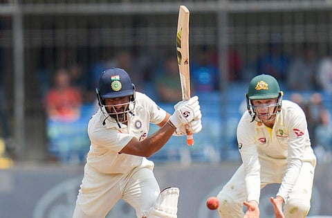 പൂജാരയുടെ ബാറ്റിങ്/ പിടിഐ