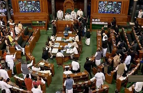 പാര്‍ലമെന്റിലെ പ്രതിപക്ഷ പ്രതിഷേധം/ പിടിഐ