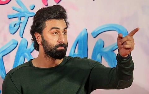 സിനിമയുടെ പ്രമോഷന് എത്തിയ രൺബീർ കപൂർ/ ചിത്രം; പിടിഐ