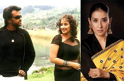 ബാബയിൽ മനീഷ കൊയ്‌രാളയും രജനീകാന്തും, മനീഷ കൊയ്‌രാള/ ചിത്രം; ഇൻസ്റ്റ​ഗ്രാം