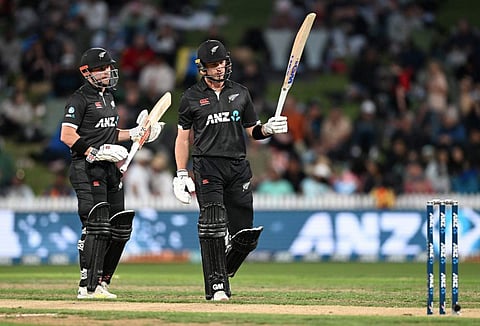 ന്യൂസിലൻഡിന് ജയം ഒരുക്കിയ വിൽ യങ്- ഹെൻറി നിക്കോൾസ് സഖ്യം ബാറ്റിങിനിടെ/ ട്വിറ്റർ