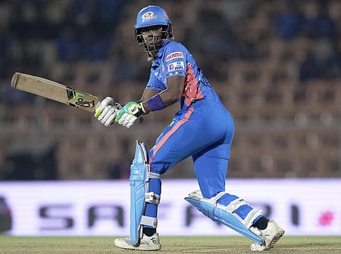 ഹെയ്ലി മാത്യൂസ് ബാറ്റിങിനിടെ/ പിടിഐ