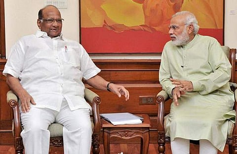 ശരദ് പവാറും നരേന്ദ്ര മോദിയും/ഫയല്‍