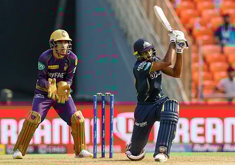 വിജയ് ശങ്കറിന്റെ ബാറ്റിങ്/ പിടിഐ