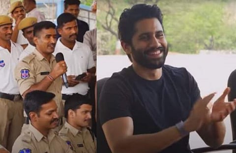 സിനിമയുടെ പ്രമോഷൻ ചടങ്ങിനിടെ/ വിഡിയോ സ്ക്രീൻഷോട്ട്