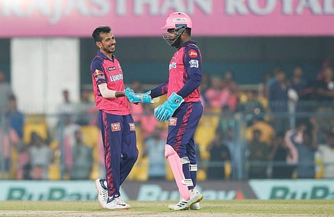 ചഹലും സഞ്ജുവും/ ട്വിറ്റർ