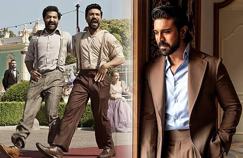 നാട്ടു നാട്ടു ​ഗാനത്തിൽ നിന്ന്, രാം ചരൺ/ ഫെയ്സ്ബുക്ക്