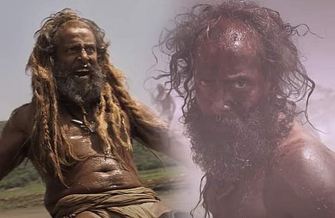 തങ്കലാൻ മേക്കിങ് വിഡിയോയിൽ വിക്രം/ വിഡിയോ സ്ക്രീൻഷോട്ട്