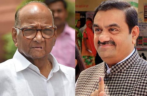 ശരദ് പവാർ, ​ഗൗതം അദാനി/ ഫയൽ