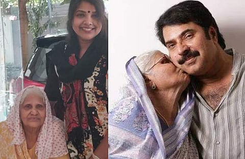 ഫാത്തിമ ഇസ്‌മയിലിനൊപ്പം രമ്യ, മമ്മൂട്ടി/ ചിത്രം ഫെയ്‌സ്‌ബുക്ക്