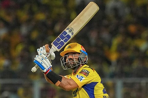 അജിൻക്യ രഹാനെയുടെ ബാറ്റിങ്/ പിടിഐ