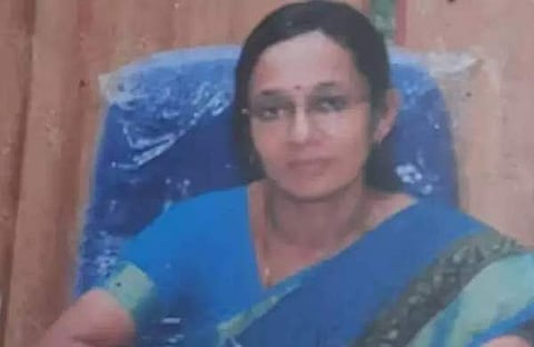 അപകടത്തില്‍ മരിച്ച അധ്യാപിക