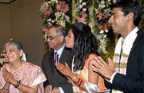 ഋഷി സുനക്- അക്ഷതാ മൂര്‍ത്തി വിവാഹം, ഫയല്‍/ എക്‌സ്പ്രസ്‌