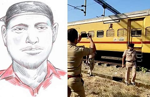 പ്രതിയുടെ രേഖാചിത്രം, പൊലീസ് പരിശോധന നടത്തുന്നു