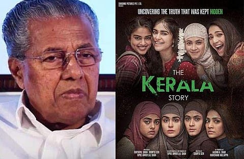 മുഖ്യമന്ത്രി, കേരള സ്റ്റോറി പോസ്റ്റര്‍/ ഫയല്‍