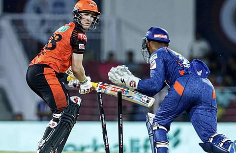 ഐപിഎല്‍ ലക്‌നൗ സണ്‍റൈസേഴ്‌സ് മത്സരത്തില്‍ നിന്ന്/ ട്വിറ്റര്‍