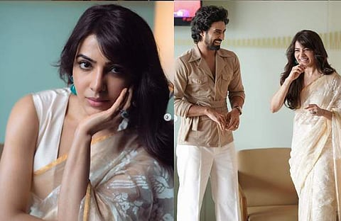 ബനാറസി സാരിയിൽ സാമന്ത/ ചിത്രം ഇൻസ്റ്റാ​ഗ്രാം