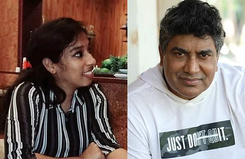 വന്ദന ദാസ്, വിഎ ശ്രീകുമാർ /ഫോട്ടോ: ഫെയ്സ്ബുക്ക്