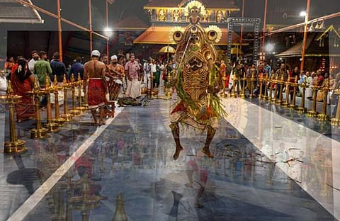 പൗര്‍ണമിക്കാവില്‍ അവതരിപ്പിച്ച പടയണിയില്‍നിന്ന്‌