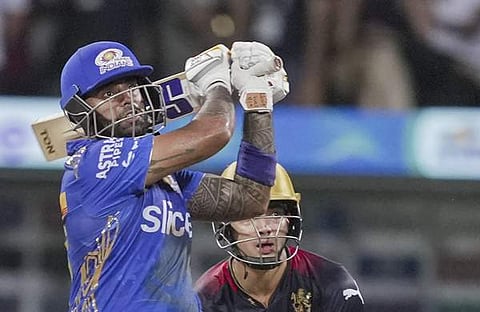 സൂര്യകുമാര്‍ യാദവിന്റെ വെടിക്കെട്ട് ബാറ്റിങ്, പിടിഐ