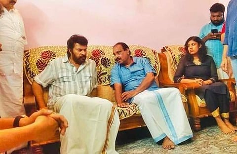 വന്ദന ദാസിന്റെ വീട്ടിൽ മമ്മൂട്ടി എത്തിയപ്പോൾ/ ചിത്രം; ഫെയ്സ്ബുക്ക്