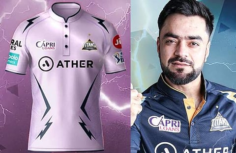 ഗുജറാത്തിന്റെ പുതിയ ജേഴ്സി/ ട്വിറ്റർ