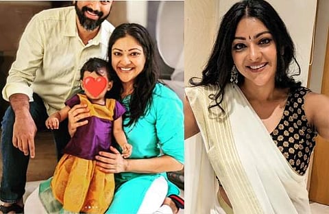 അഭിരാമി ഭർത്താവിനും മകൾക്കുമൊപ്പം/ ഇൻസ്റ്റ​ഗ്രാം