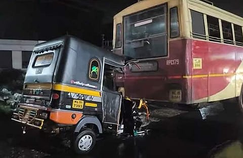 അപകടത്തിന്റെ ടെലിവിഷന്‍ ദൃശ്യം