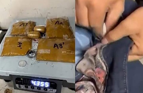 പിടികൂടിയ സ്വർണം/ എഎൻഐ