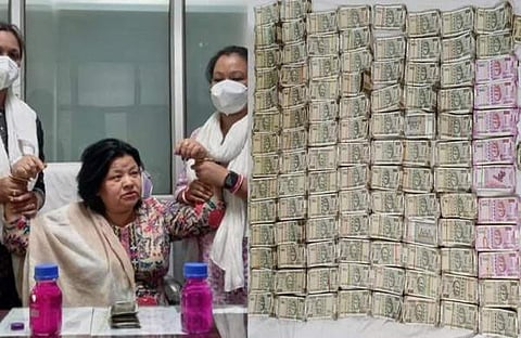 അറസ്റ്റിലായ  ടാക്‌സ് അസിസ്റ്റന്റ് കമ്മീഷണർ/ എഎൻഐ