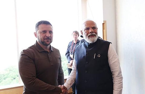 നരേന്ദ്ര മോദി, സെലന്‍സ്‌കി/ പിഎംഒ ട്വിറ്റര്‍