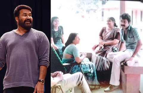 മോഹൻലാൽ, അനന്ദ പത്മരാജൻ പങ്കുവെച്ച ചിത്രം/ ഫെയ്സ്ബുക്ക്