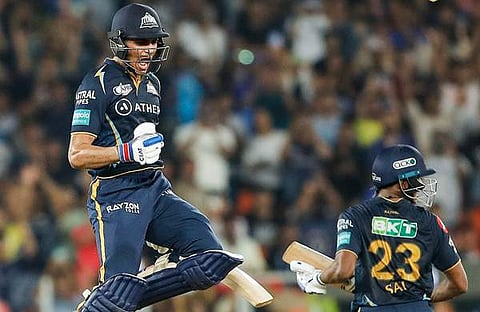 സെഞ്ച്വറി നേടിയ ഗില്ലിന്റെ ആഹ്ലാദം