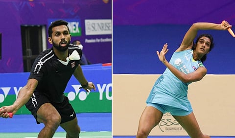 പ്രണോയ്,  പിവി സിന്ധു/ ട്വിറ്റർ