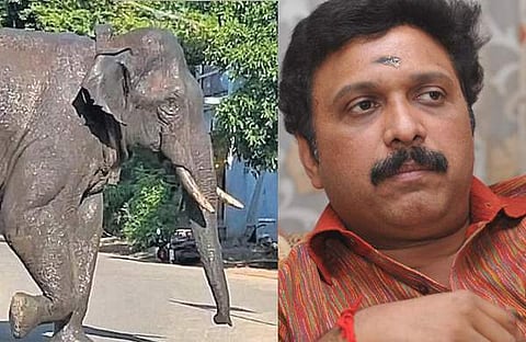 അരിക്കൊമ്പന്‍, ഗണേഷ് കുമാര്‍