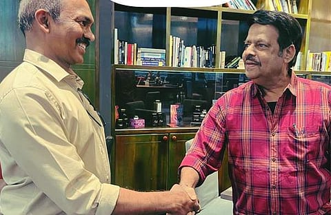 വേണു കുന്നപ്പിള്ളിയും ബാലചന്ദ്ര മേനോനും/ ഫെയ്സ്ബുക്ക്