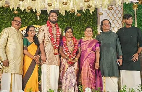 വിഷ്ണുവിന്റെ വിവാഹത്തിൽ നിന്ന്/ ഫെയ്സ്ബുക്ക്