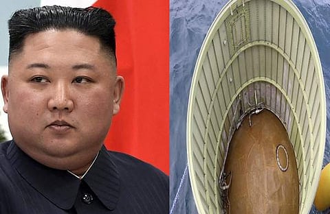 കിം ജോങ് ഉന്‍, കടലില്‍ പതിച്ച സാറ്റലൈറ്റിന്റെ ഭാഗം/എഫ്പി