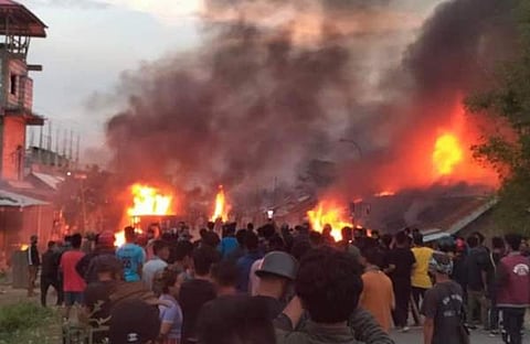 മണിപ്പൂരിലെ സംഘര്‍ഷം/ ട്വിറ്റര്‍ ചിത്രം