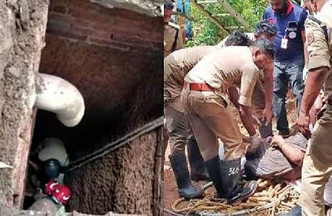 രക്ഷാപ്രവർത്തനം നടത്തുന്ന ഫയർ ഫോഴ്സ്/ ടെലിവിഷൻ ദൃശ്യം