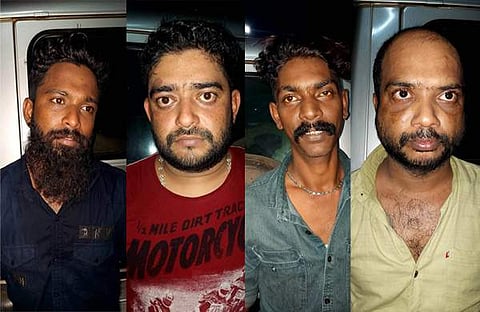 അറസ്റ്റിലായ പ്രതികൾ