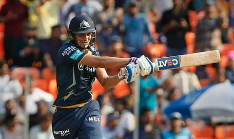 ശുഭ്മാൻ ​ഗില്ലിന്റെ ബാറ്റിങ്/ പിടിഐ