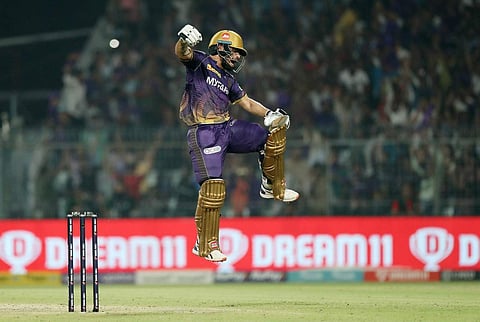 വിജയമാഘോഷിക്കുന്ന റിങ്കു സിങ്/ പിടിഐ