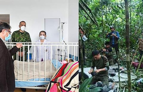 ബൊളീവിയന്‍ പ്രസിഡന്റ് ആശുപത്രിയില്‍, കുട്ടികളെ രക്ഷപ്പെടുത്തിയതിന്റെ ചിത്രം