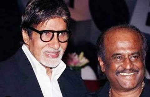 അമിതാഭ് ബച്ചനും രജനീകാന്തും/ഫോട്ടോ: ട്വിറ്റർ