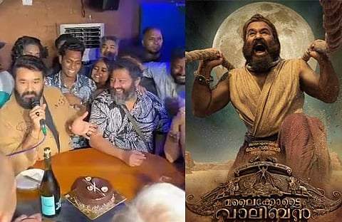 പാക്കപ്പ് പാർട്ടിയിൽ മോഹൻലാൽ സംസാരിക്കുന്നു/ വിഡിയോ സ്ക്രീൻഷോട്ട്