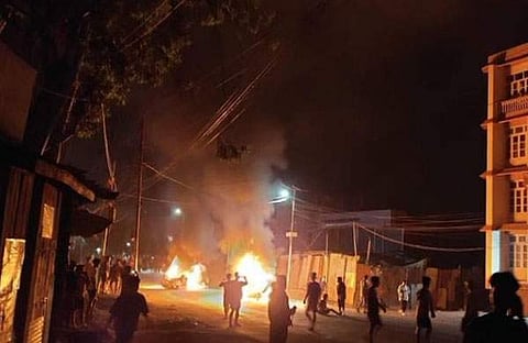 മണിപ്പൂരിലുണ്ടായ സംഘർഷം/ ട്വിറ്റർ