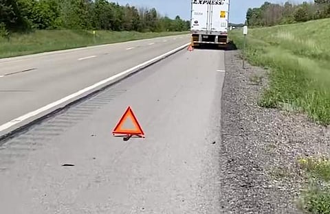 കേരള പൊലീസ് പങ്കുവെച്ച വീഡിയോയിലെ ദൃശ്യം