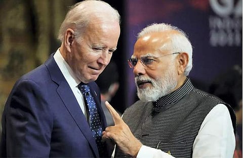 നരേന്ദ്ര മോദി, ജോ ബൈഡന്‍/പിടിഐ