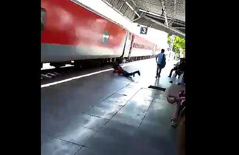 അപകടത്തിന്റെ വീഡിയോദൃശ്യം